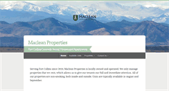 Desktop Screenshot of macleanproperties.com